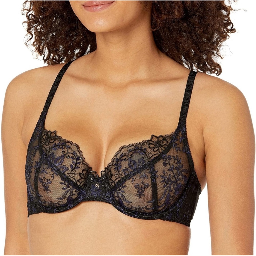 Wacoal Black Lace Bra Size 32D